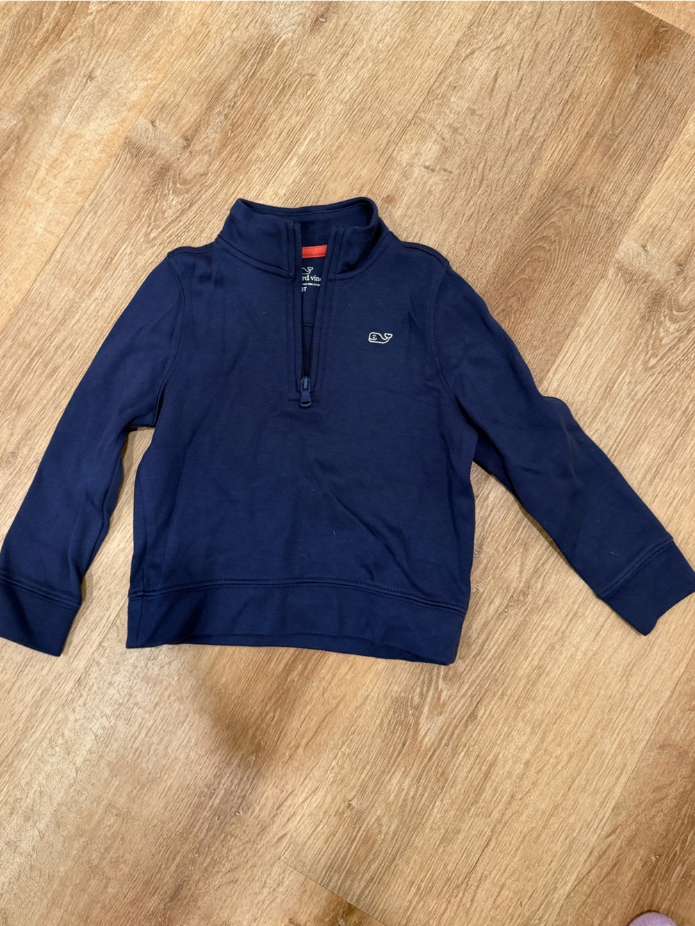 Vineyard Vines Kids Navy Half-Zip Sweatshirt